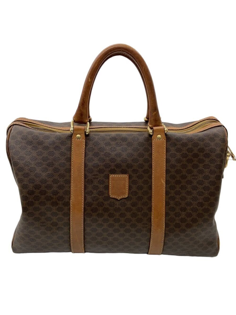 Celine Boston Bag Brown All over
